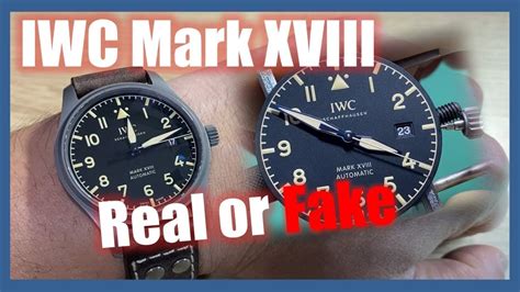 how to spot a fake iwc mark xviii